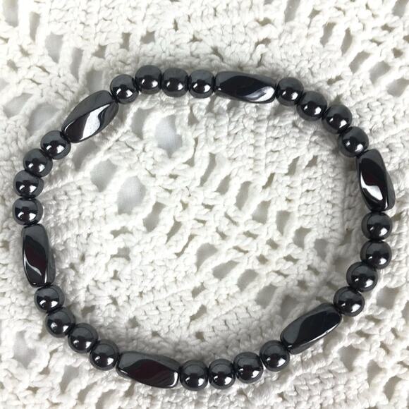 Hematite Stackable Meditation Chakra Bracelets - Picture 5 of 6